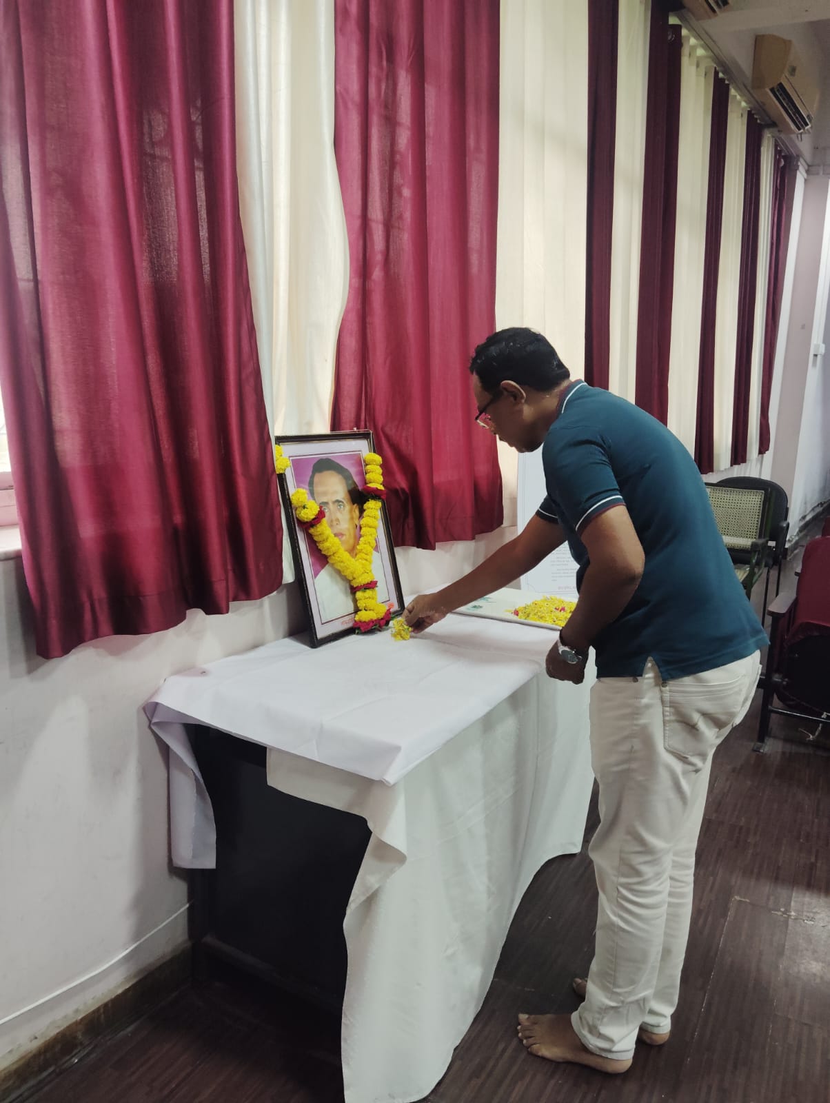 Sahityaratna Annabhau Sathe Jayanti celebration at MAFSU h.q (1).jpg